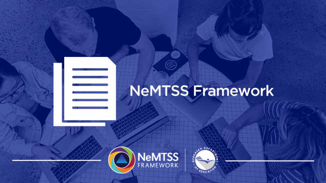 2023 NeMTSS Framework document icon with adults working on laptops