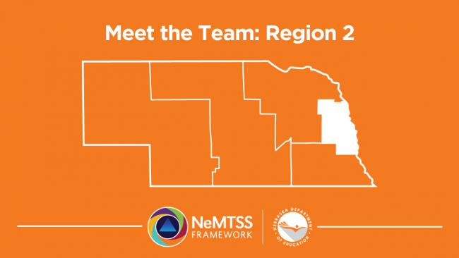 NeMTSS Region 2 on Nebraska Map